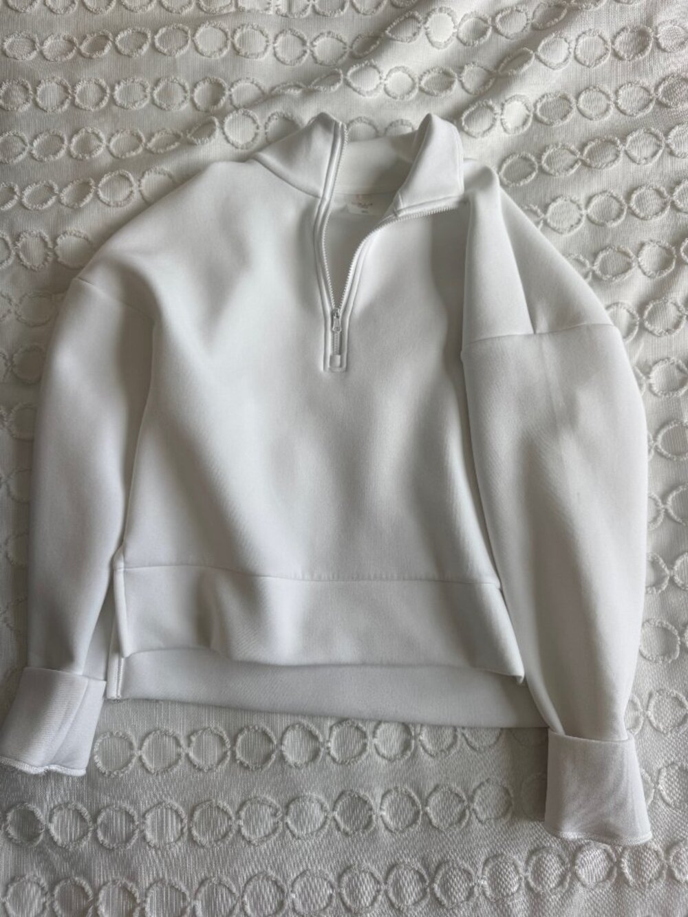 DSG Calia by Carrie Underwood White Quarter Zip